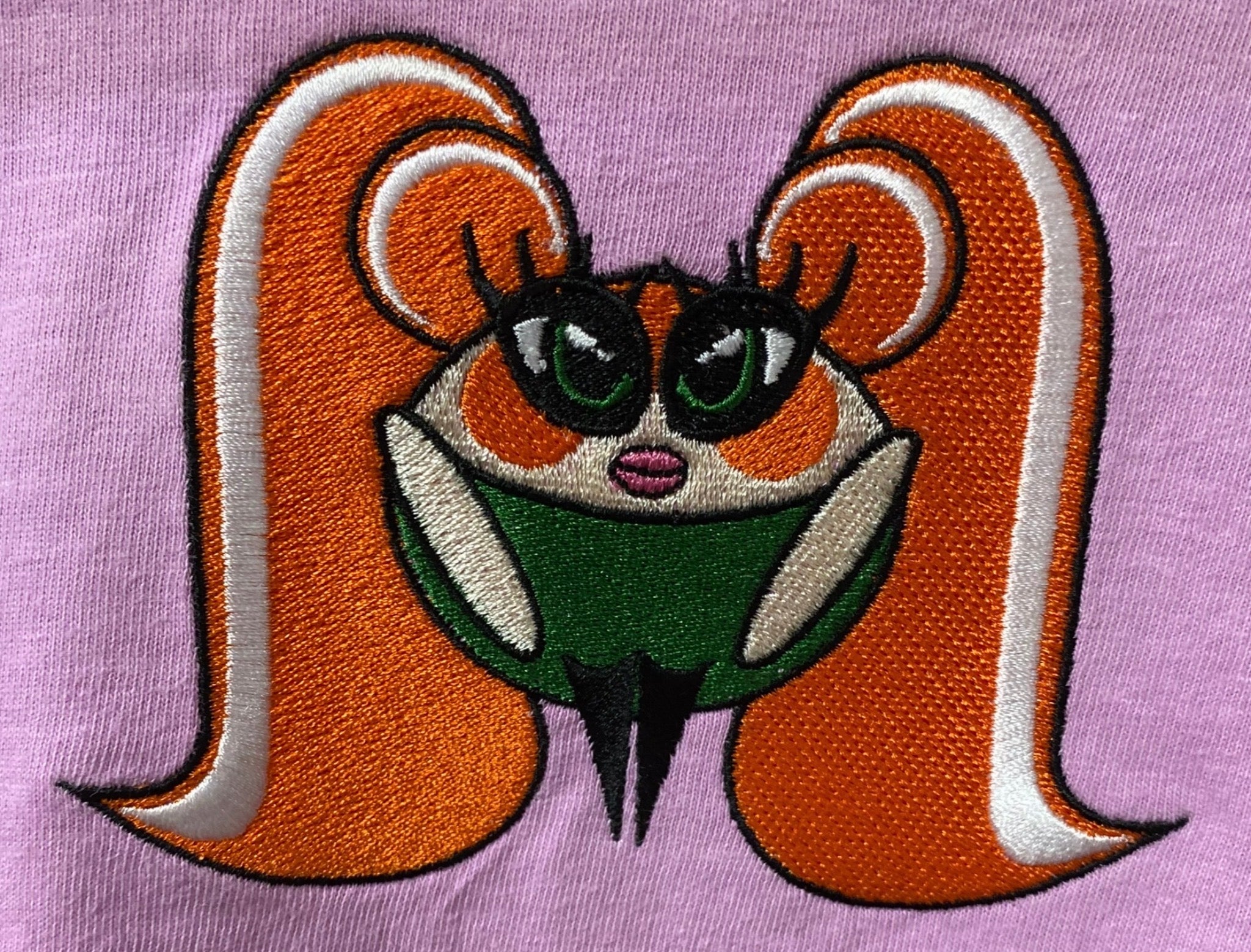 AJUP Pink Embroidered Tee