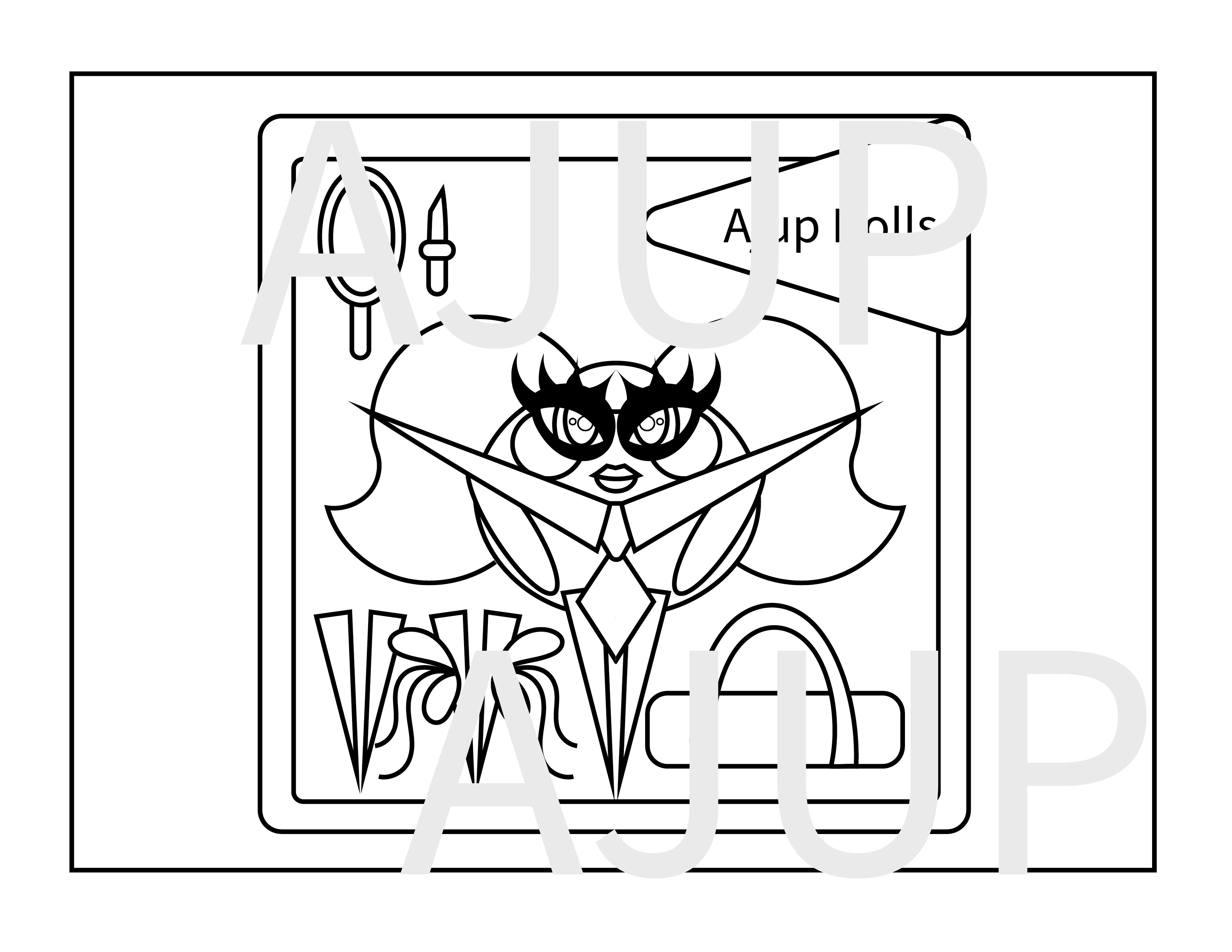 AJUP Coloring Pages DIGITAL FILE