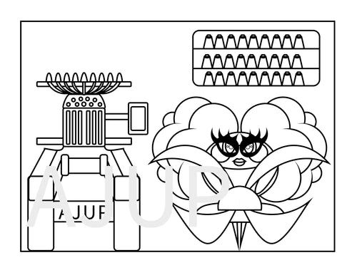 AJUP Coloring Pages DIGITAL FILE
