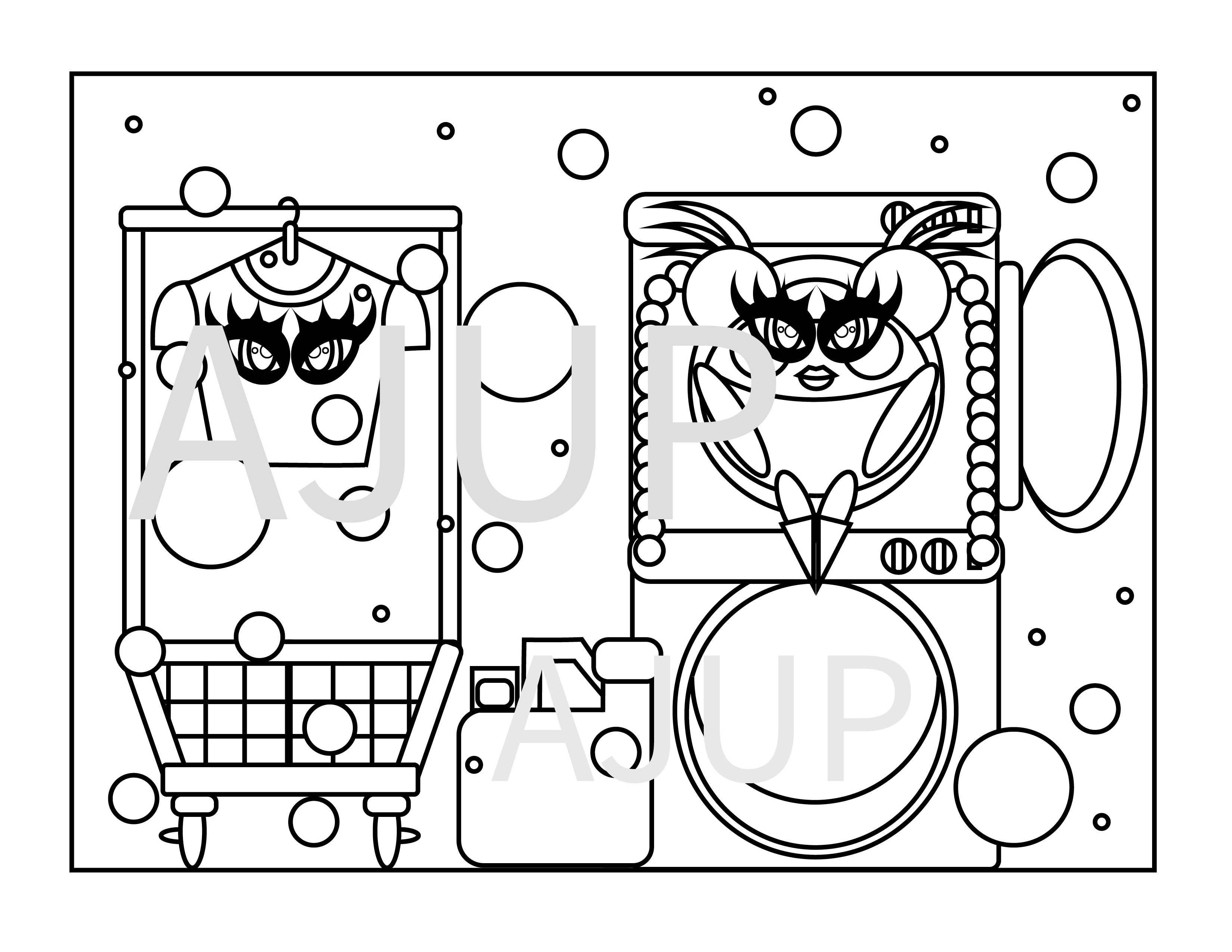 AJUP Coloring Pages DIGITAL FILE