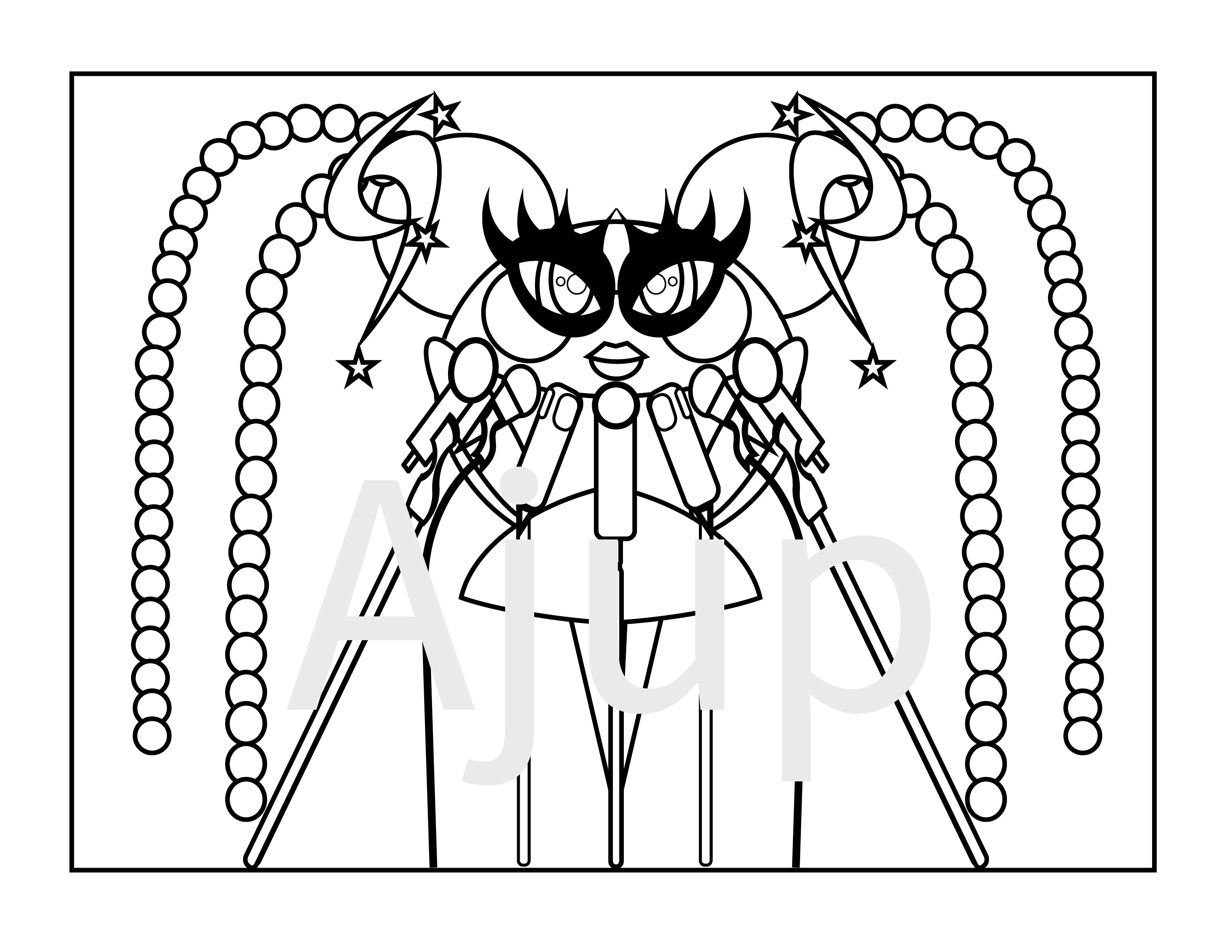 AJUP Coloring Pages DIGITAL FILE